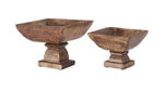 Load image into Gallery viewer, Mango Wooden Bowl Pedestal Large Size
