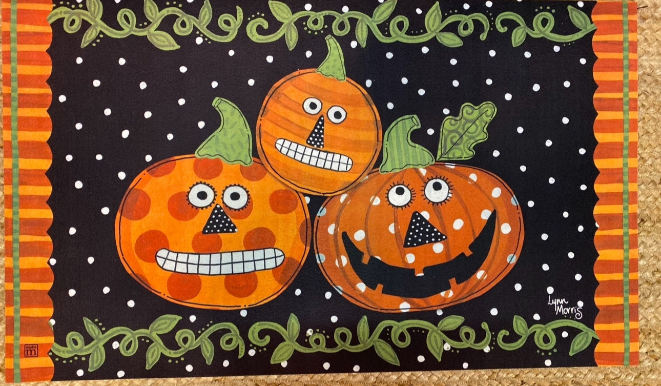 Fun Jack-o-lantern Outdoor/Indoor Rug