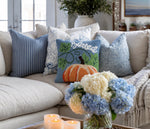 Load image into Gallery viewer, Blessed Hook Blue, Green, Orange, and White Fall Pillow
