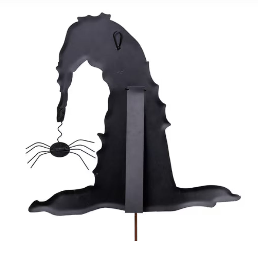 Witch In Black, Gray, and White with Spider Roundtop Collection