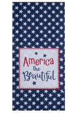 Load image into Gallery viewer, American the Beautiful Towel Red, White &amp; Blue
