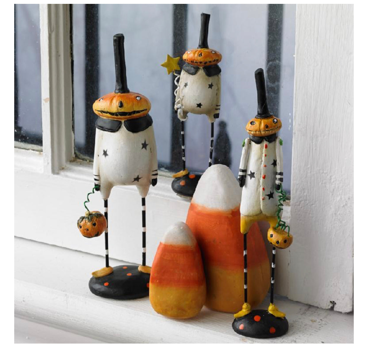 Set of 2 Candy Corn Mini