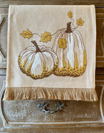 Load image into Gallery viewer, Gold Sequin Pumpkin Table Runner
