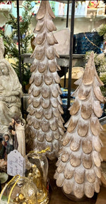 Load image into Gallery viewer, Christmas Wooden Style Trees Set of 2
