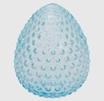 Load image into Gallery viewer, Glass Blue Hobnail Egg Easter Decor
