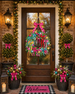 Load image into Gallery viewer, New! Christmas Wreath Door Hanger
