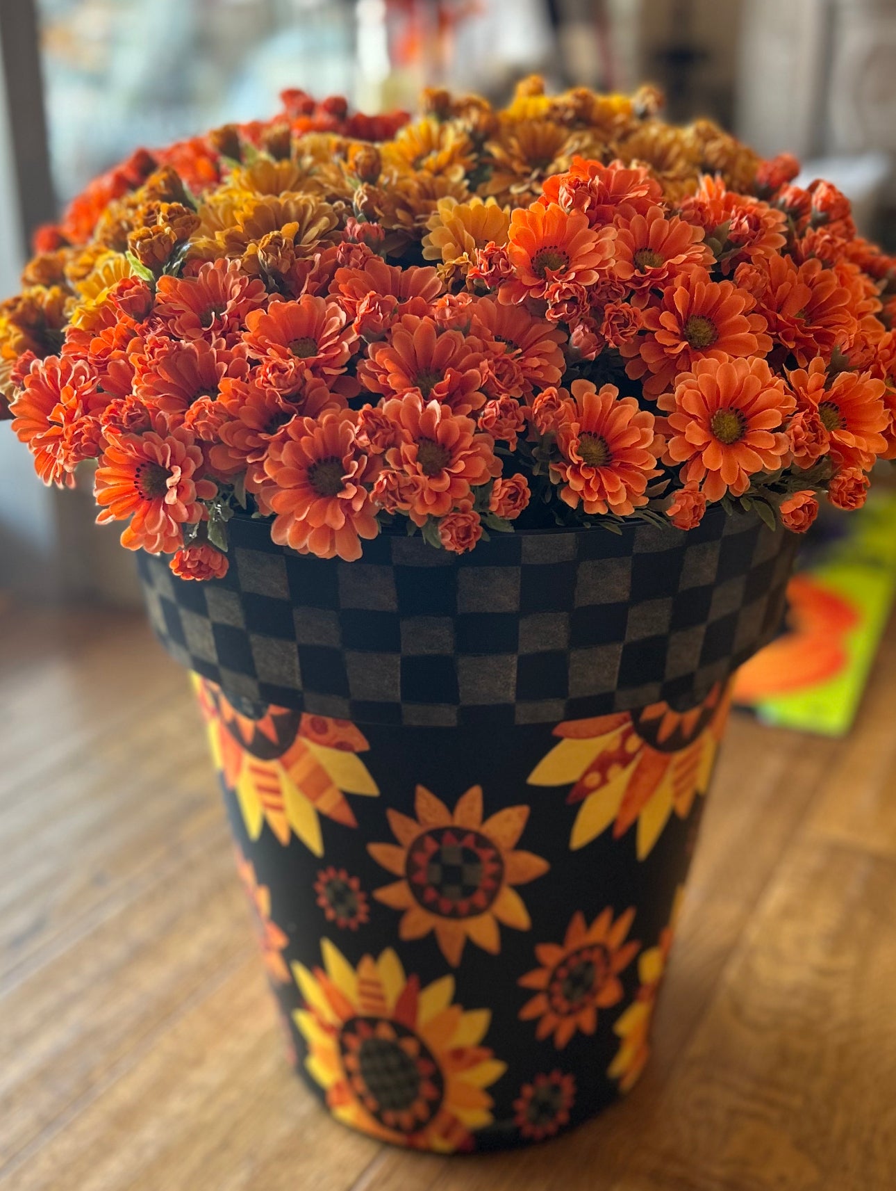 Set of 3 Bushes Yellow Gold Mums