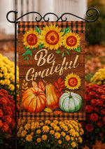 Load image into Gallery viewer, Fall Be Grateful Pumpkin Flag Outdoor

