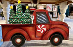 Load image into Gallery viewer, Peppermint Metal Magnet Red, Green, and White
