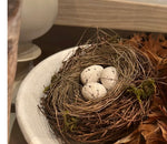 Load image into Gallery viewer, Nest Decorative Eggs in Cream Faux Eggs 6”Dia
