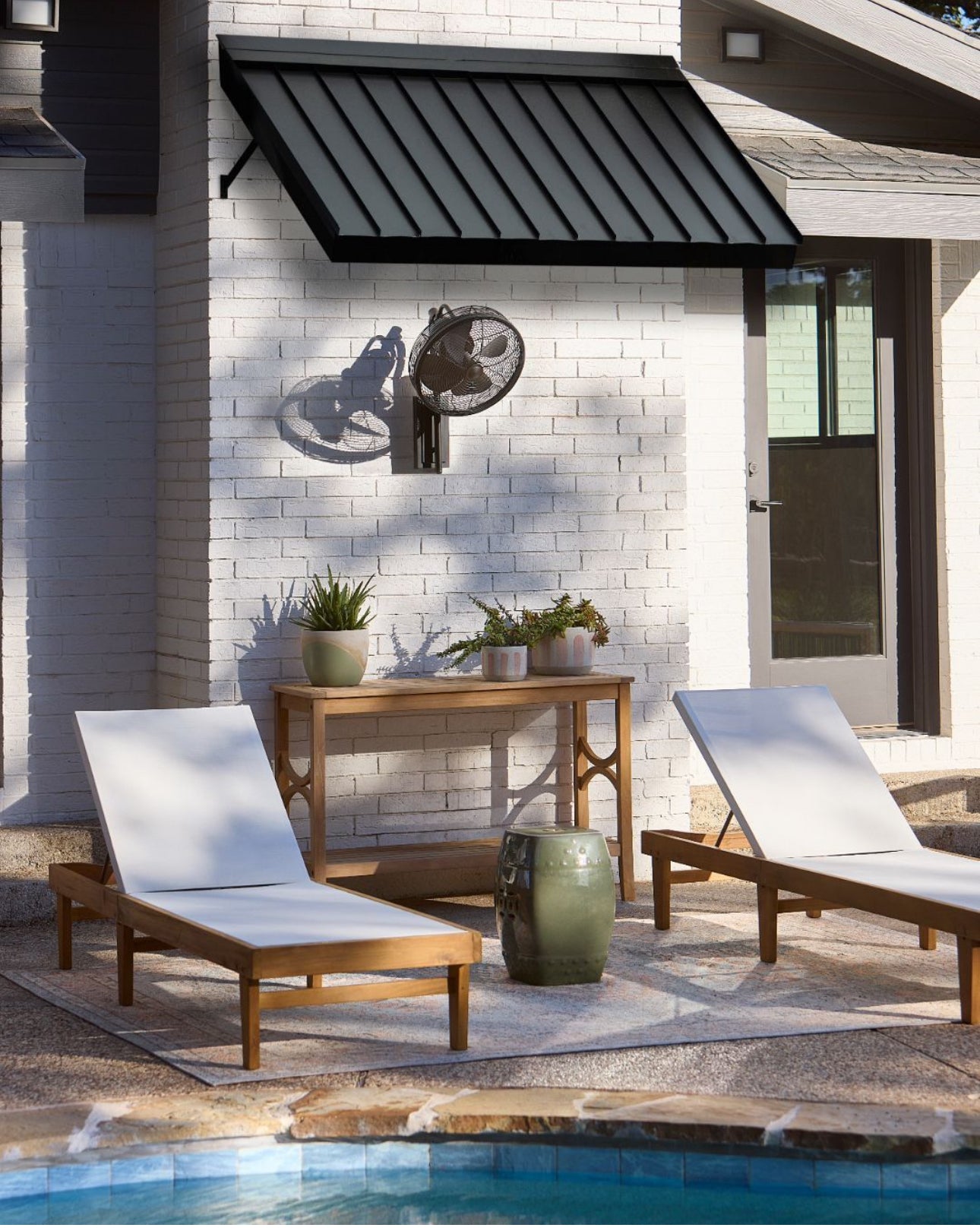 Veranda Outdoor Wall Mount Fan