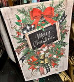Load image into Gallery viewer, Merry Christmas with Gold Bells Red Bow Flag Outdoor
