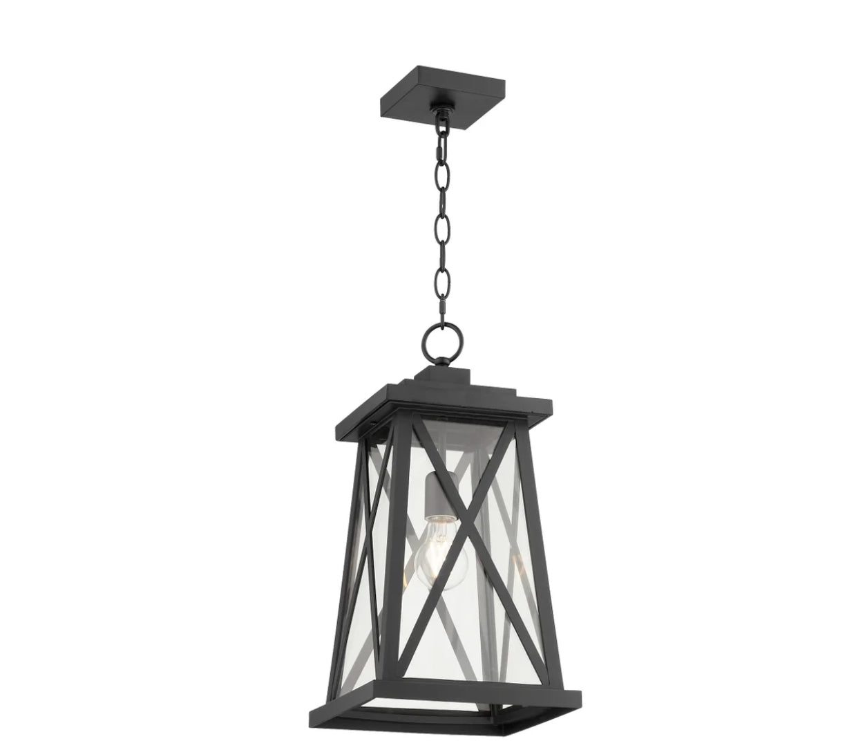 Quorum Artesno 726-16-69 1 Light Black Outdoor 16” Pendant