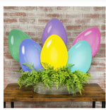 Load image into Gallery viewer, Set of 6 Medium Pastel Eggs Metal Stakes
