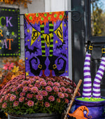 Load image into Gallery viewer, Witch Boots Boo Halloween Flag Small Outdoor
