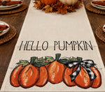 Load image into Gallery viewer, "Hello Pumpkin" Fall Table Runner
