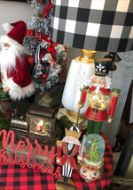 Load image into Gallery viewer, Nutcracker Merry Christmas Centerpiece
