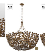 Load image into Gallery viewer, Privet 36” Pendant Hanging Light Natural Brass Finish  Available 9/27
