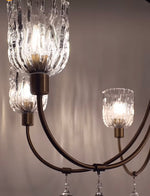 Load image into Gallery viewer, MERIAM 8-Light Chandelier - Brushed Brass Quorum
