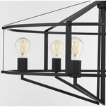 Load image into Gallery viewer, Black Pendant Cage Design Lighting - 8373-6-59
