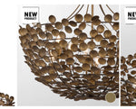 Load image into Gallery viewer, Privet 36” Pendant Hanging Light Natural Brass Finish  Available 9/27
