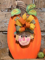 Load image into Gallery viewer, Fall Scarecrow Metal Mini Charm
