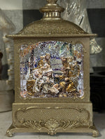 Load image into Gallery viewer, Champagne Gold Nativity Snow globe
