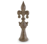 Load image into Gallery viewer, Bronze Fleur de Lis Set of 2 Finials
