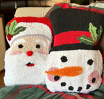 Load image into Gallery viewer, Choose from (4) Styles Christmas Hooked Pillows
