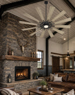 Load image into Gallery viewer, Outdoor or Indoor 72" Cirque Ceiling Fan DAMP (12) blades
