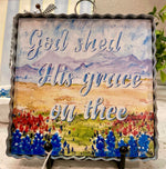Load image into Gallery viewer, God Shed His Grace On Thee American Flag Mini Print
