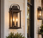 Load image into Gallery viewer, Quorum Downey 20" 2-Light Lantern - Bronze Outdoor Wall Lantern 741-20-36
