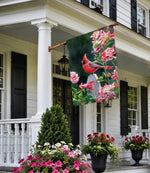 Load image into Gallery viewer, Large Red Cardinal Spring Summer Flag Outdoor
