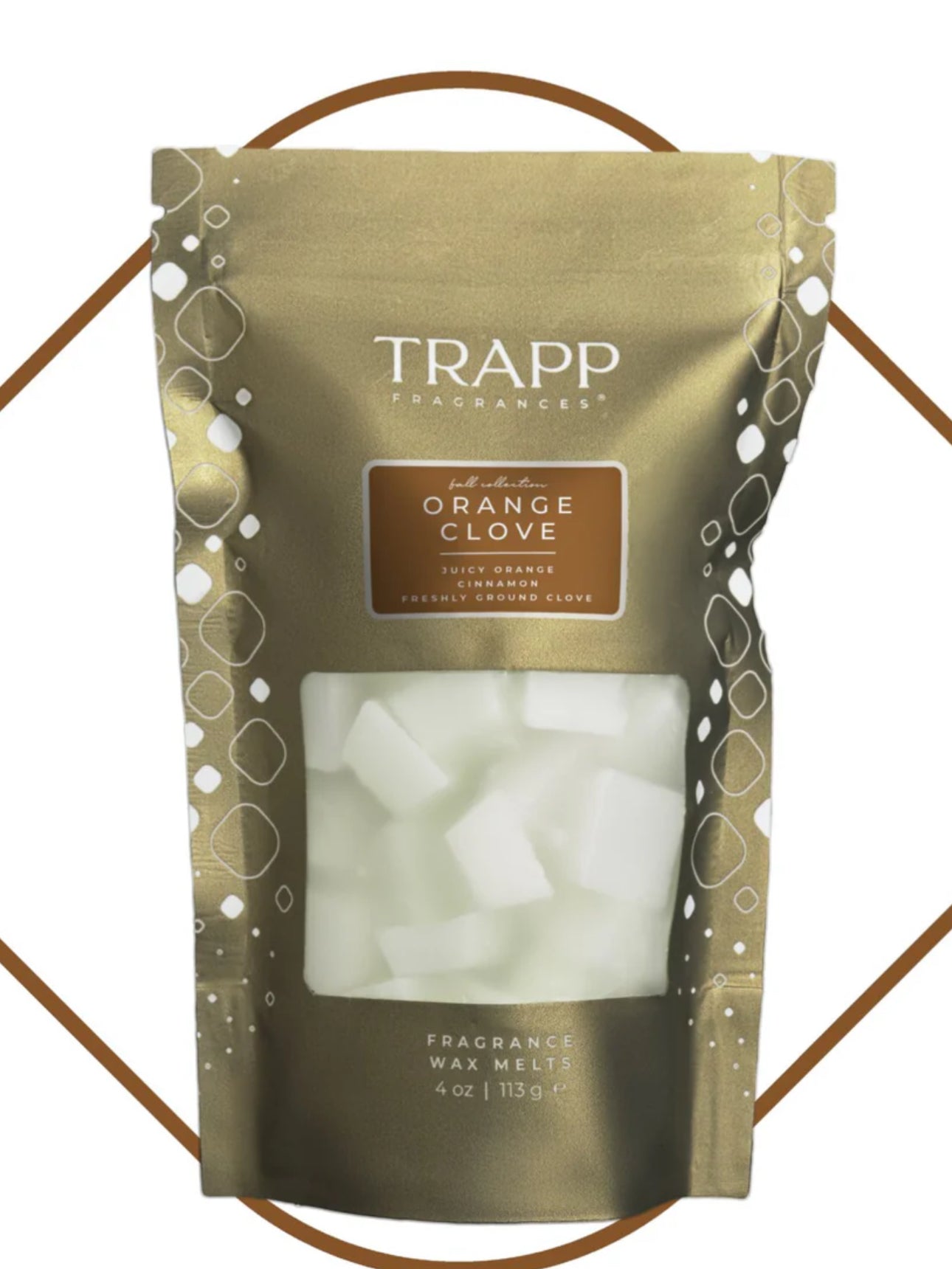 Orange Clove Wax Melts Trapp Fragrances 4oz bag