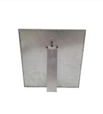 Load image into Gallery viewer, Gold and White Checkered Display Stand for Mini Prints or Charms Attached Easel on Backside
