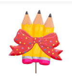 Load image into Gallery viewer, Back to School Pencil Metal Stake
