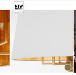 Load image into Gallery viewer, Pendant Contemporary 26” White and Gold 6-lite Aged Brass
