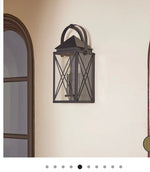 Load image into Gallery viewer, Quorum MYSTIC 30” 4-Light Lantern - Matte Black Wall Mount
