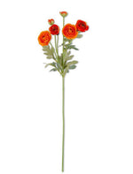 Load image into Gallery viewer, 26" Artificial Orange Ranunculus
