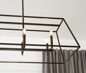 Gabriel Oiled Bronze 8-Light Pendant