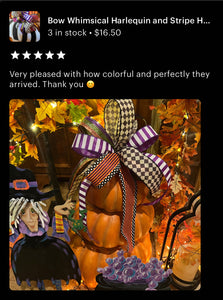Whimsical Halloween Bow