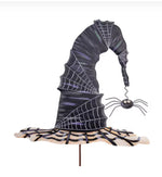 Load image into Gallery viewer, Witch In Black, Gray, and White with Spider Roundtop Collection

