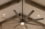 Load image into Gallery viewer, Modern Farmhouse 72” DAMP Rated Ceiling Fan
