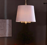 Load image into Gallery viewer, Pendant Contemporary 26” White and Gold 6-lite Aged Brass
