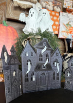 Load image into Gallery viewer, Halloween Haunted House Metal Stake
