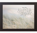 Load image into Gallery viewer, Fear Not For I Am With You Art Sign Wood Framed Shimmering Picture 8”x10”
