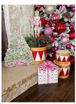 Load image into Gallery viewer, Pink Peppermint Ribbon Metal Package
