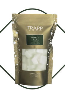 White Fir Wax Melts Trapp Fragrances 4oz bag