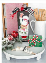 Load image into Gallery viewer, Santa Baker Canvas Picture with Galvanized Frame
