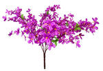 Load image into Gallery viewer, Purple Floral Blossom Artificial Bush
